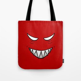 Evil Grin Evil Eyes Tote Bag