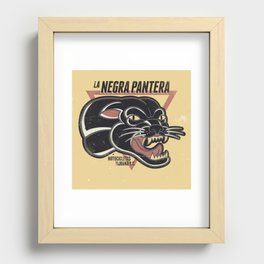 Negra Pantera Motocicletas Recessed Framed Print