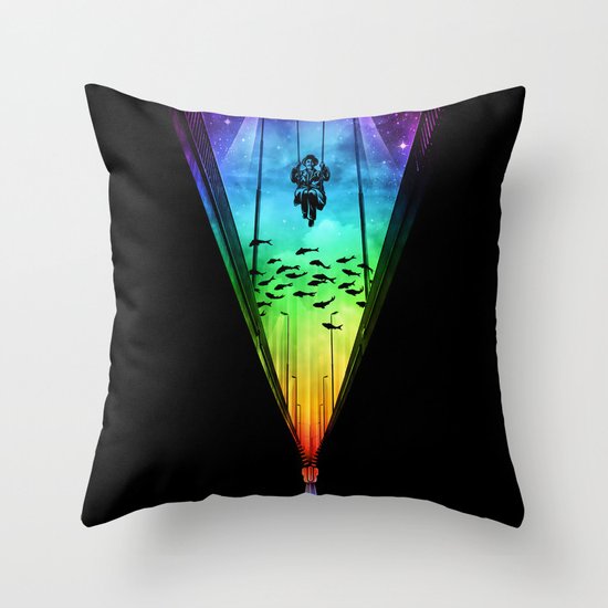 Swinging Away Throw Pillow