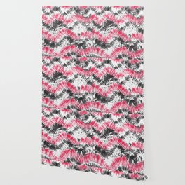 Pink Black Tie Dye Wallpaper