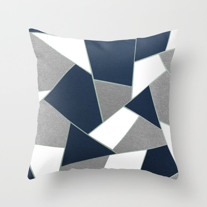 White glam throw pillows cheap