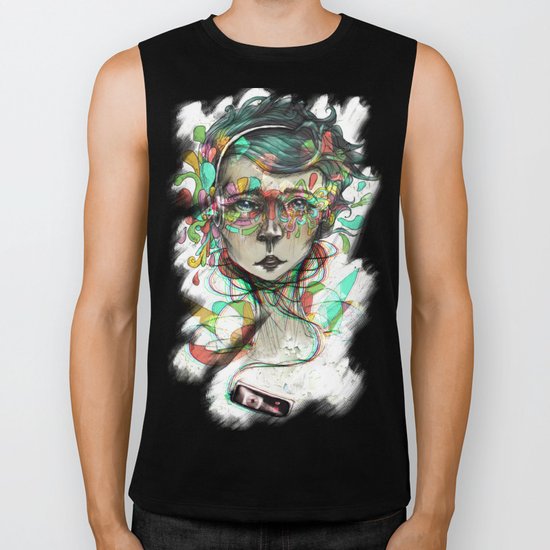 Feel The Beat Biker Tank