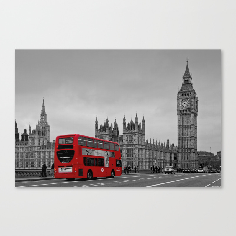36 x 24 JP London BWMCNV2263 2 Thick Heavyweight Black & White Gallery Wrap Canvas Point and Click Retro Camera Wallpaper 
