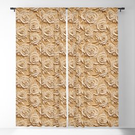 Carved Flowers look 12 Blackout Curtain