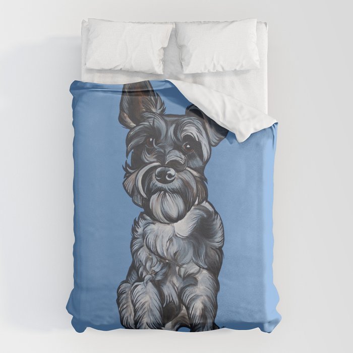 Schnauzer duvet cover online
