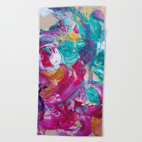 Abstract painting 5 Beach Towel