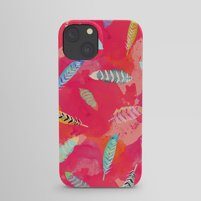 Sunset Feathers iPhone Case