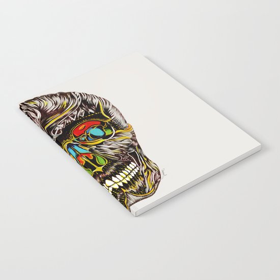Colorful Skull Notebook