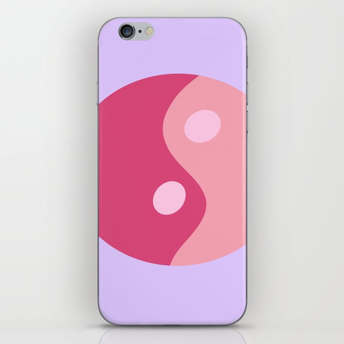 Zen and Happy - pink iPhone Skin