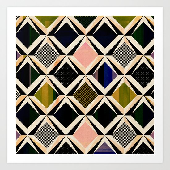 discovering diamonds Art Print