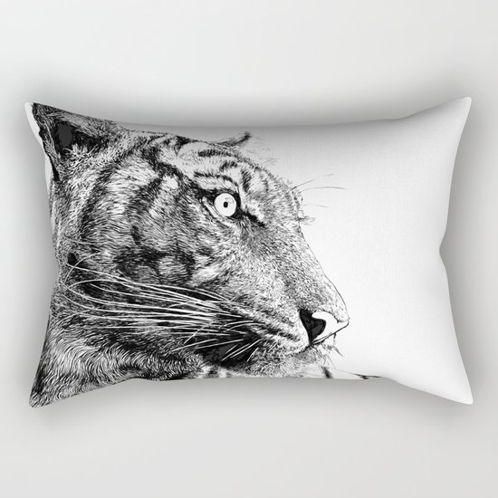 Tiger Rectangular Pillow