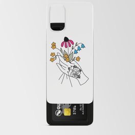 Hand With Flowers Android Card Case