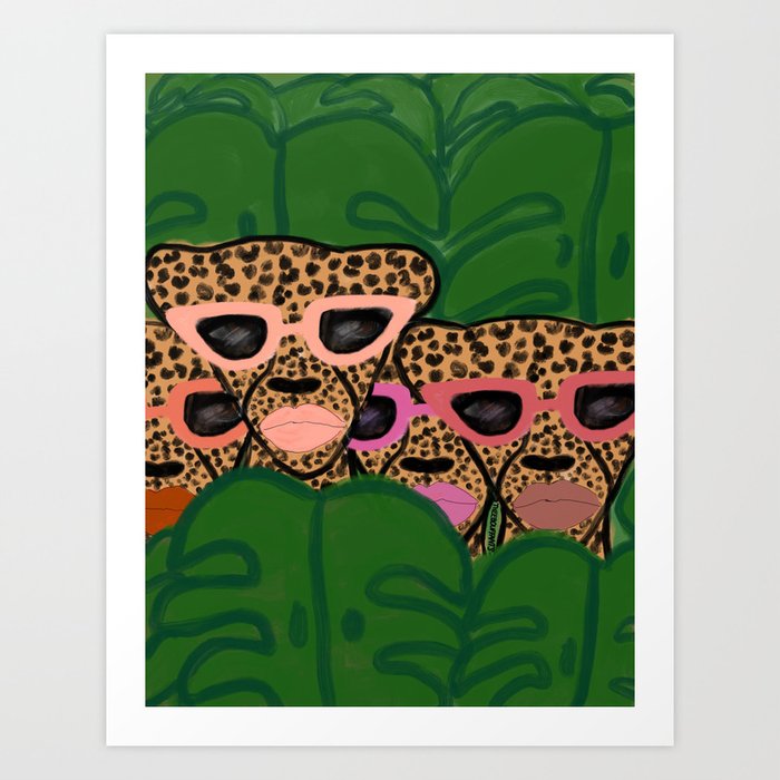 Cool Cheetahs Art Print