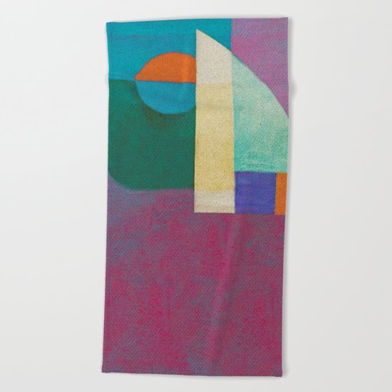 Una Regata Colorata Beach Towel