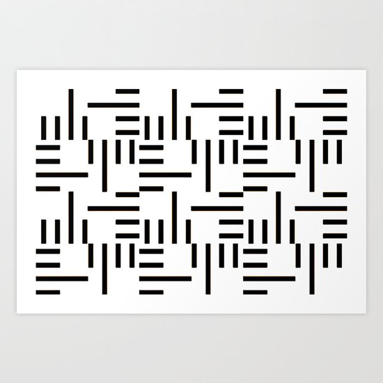 Kemper Black & White Art Print