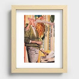 that type Recessed Framed Print