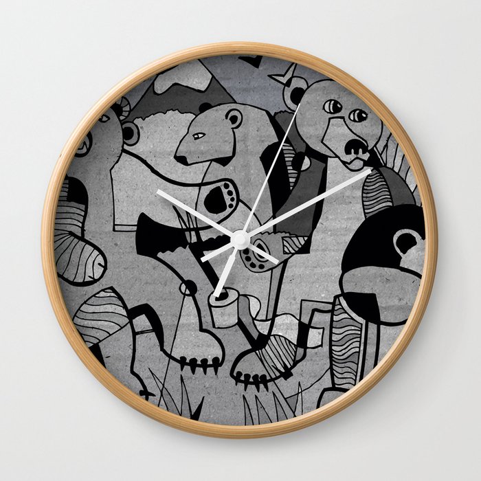 Do Bears Shit in the Woods? Wall Clock