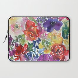 rainbow floral pattern N.o 1 Laptop Sleeve