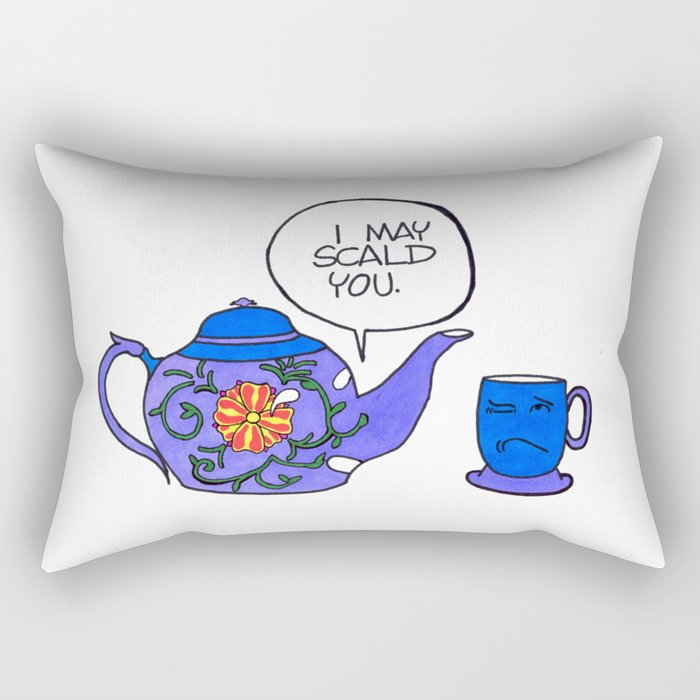 Tea Issues - Tissues Rectangular Pillow