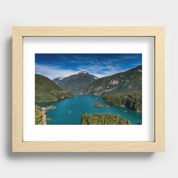 Lake Diablo Recessed Framed Print