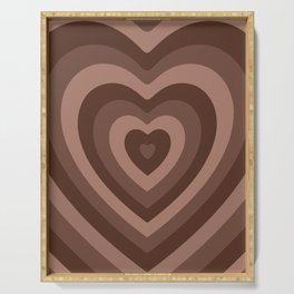 Chocolate HeartBeat Serving Tray