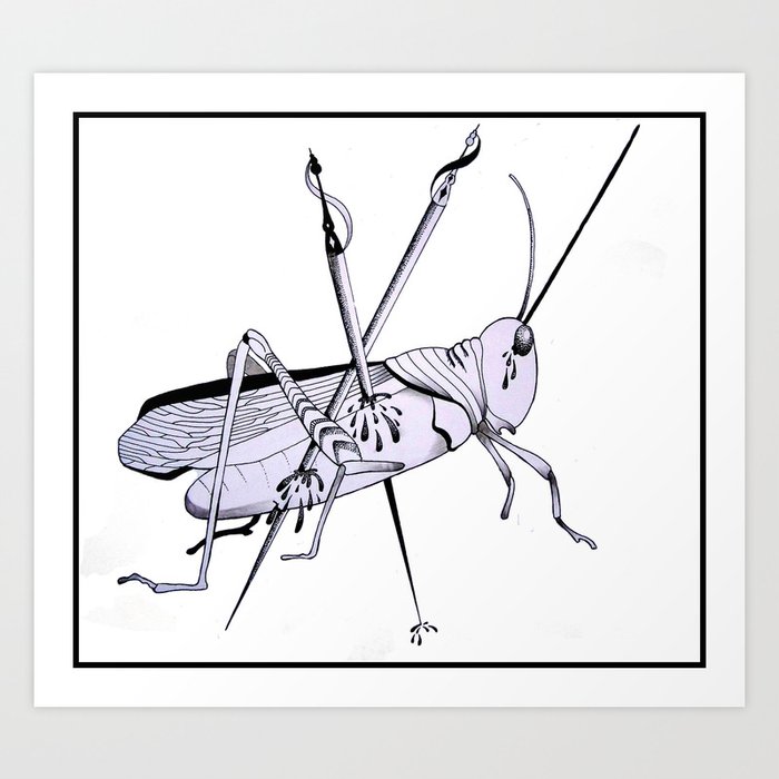 grasshopper Art Print