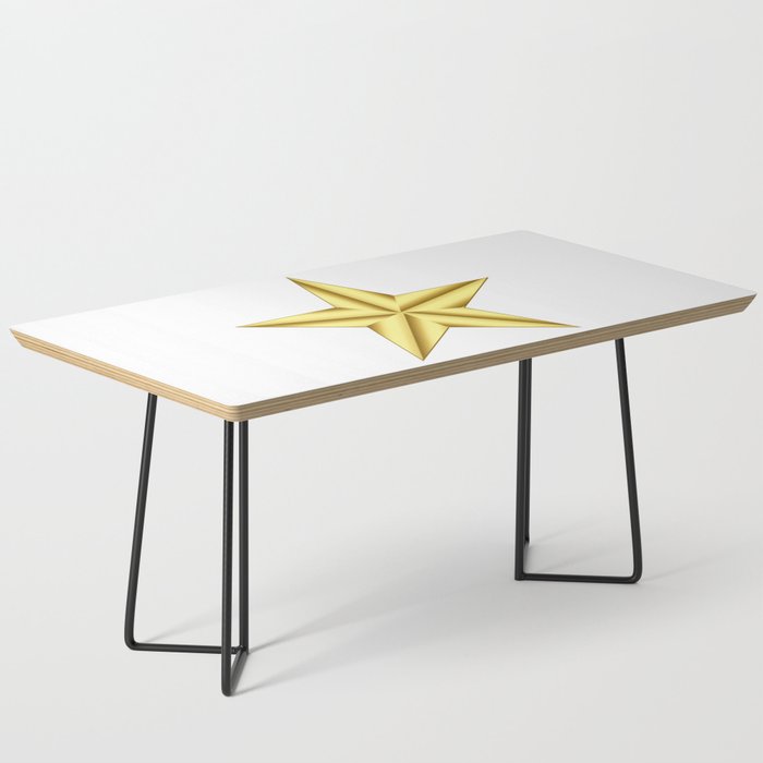 Military General Gold Star Coffee Table
