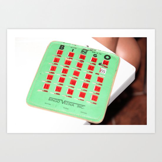 Sexy Bingo Art Print