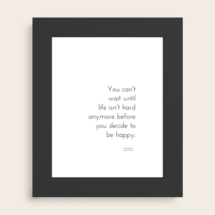 Framed Art Print