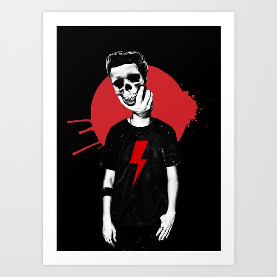 Live Fast Die Young Art Print