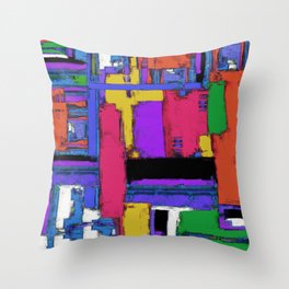 Brightly Coloured Throw Pillows Society6