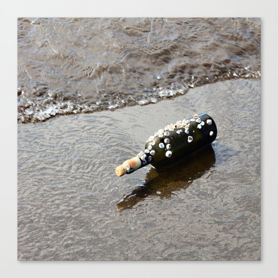 Message in a Bottle Canvas Print