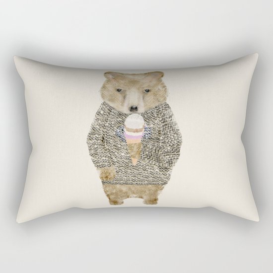 sundae bear Rectangular Pillow