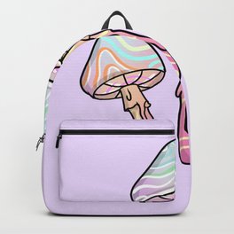Pastel Goth Dripping Mushrooms Pastel Goth Gift Backpack