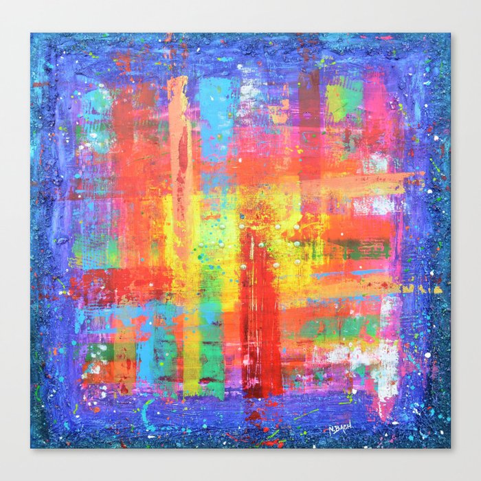 I Have Found My Joy Prophetic Art Abstract Expressionism Rainbow