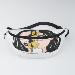 Crack Opened, Surreal and Weird Fanny Pack
