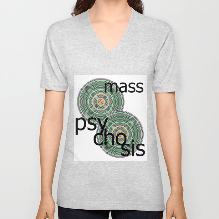 Mass Psychosis V Neck T Shirt