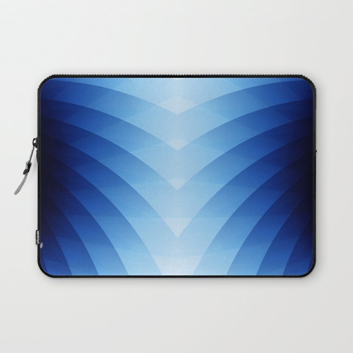 COOL BLUE SURFING WAVE. Laptop Sleeve