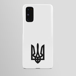 Ukrainian Trident - Tryzub Black Android Case