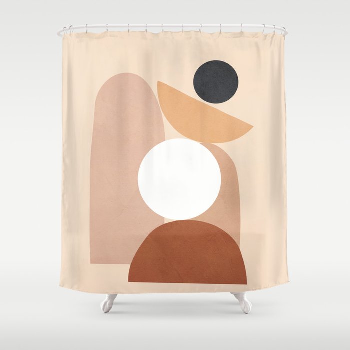 Minimal Shapes No.70 Shower Curtain