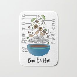 Bun Bo Hue Bath Mat