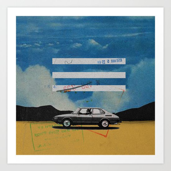 W. Rong | Collage Art Print
