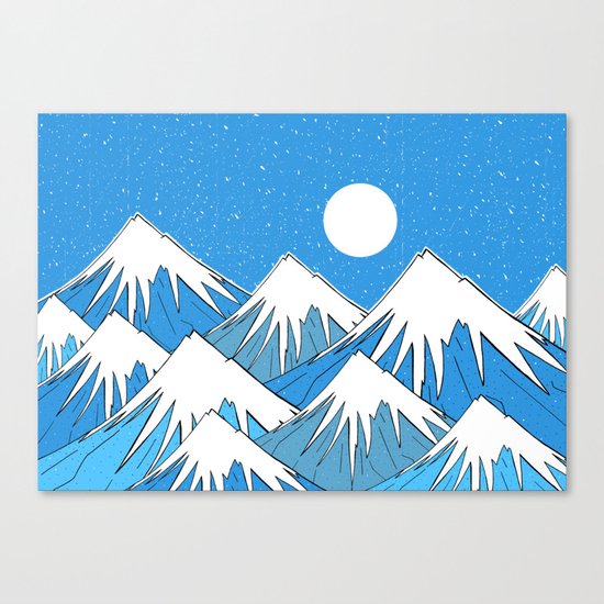 Winter Blues Canvas Print