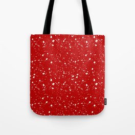 Red Terrazzo Seamless Pattern Tote Bag