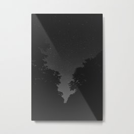 Stars over Texas Metal Print | Galaxy, Photo, Stars, Peaceful, Blackandwhite, Dream, Trees, Goth, Sky, Country 
