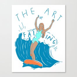 The Art of Falling Canvas Print