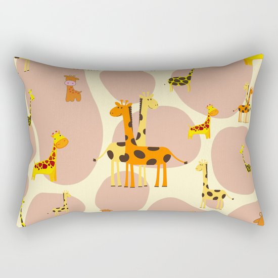 Giraffes Rectangular Pillow