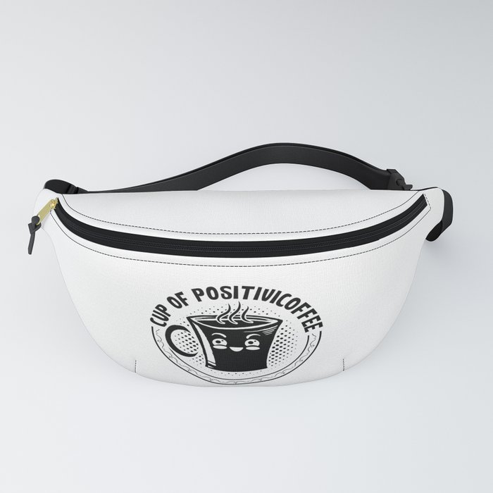 Mental Health Cup Of Positivicoffee Anxiety Anxie Fanny Pack