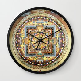 Hindu Buddhist Mandala 20 Wall Clock