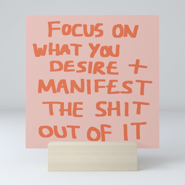 Desire & Manifest Mini Art Print